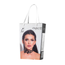 Чокер Me Seduce Queen of hearts Bonita, белый, OS