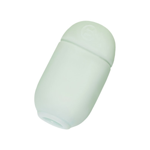 Мастурбатор нереалистичный MEN'S MAX CAPSULE 02 WAVE, TPE, голубой, 8 см (В ЗИПЛОКЕ)
