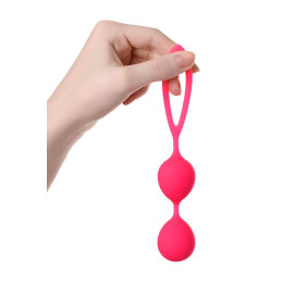 Вагинальные шарики A-Toys by TOYFA Rai, силикон, розовый, 17 см