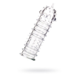 Насадка на пенис A-Toys by TOYFA Tark, TPR, прозрачный, 15,3 см