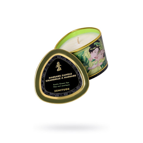 Массажное аромамасло в виде свечи Shunga «Спокойствие. Зеленый чай»(Zenitude.Exotic Green Tea) 170мл