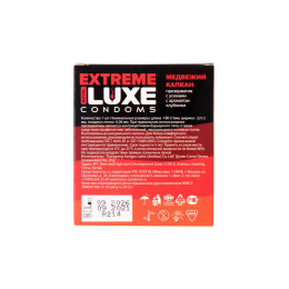 Презервативы Luxe, extreme, «Медвежий капкан», клубника, 18 см, 5,2 см, 1 шт.