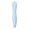 Вибратор для точки G с расширением Satisfyer Air Pump Vibrator 5 Connect App, силикон, голубой, 20см