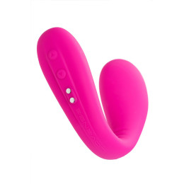 Многофункциональный стимулятор для пар LOVENSE Dolce (Quake), силикон, розовый, 20 см