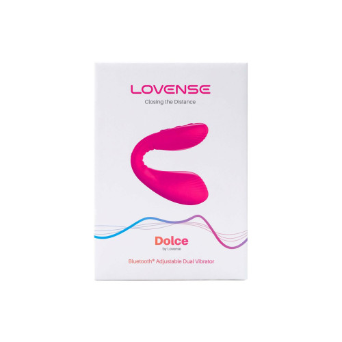 Многофункциональный стимулятор для пар LOVENSE Quake (Dolce), силикон, розовый, 20 см