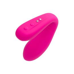 Многофункциональный стимулятор для пар LOVENSE Dolce (Quake), силикон, розовый, 20 см
