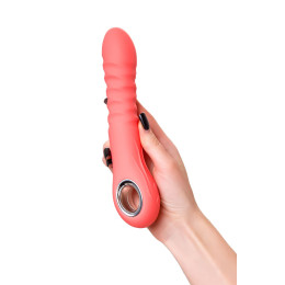 Стимулятор с функцией UP&DOWN Flovetta Flox, силикон, коралловый, 21,5 см