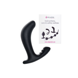 Электростимулятор Mystim Twisting Tom, силикон, черный, 13 см