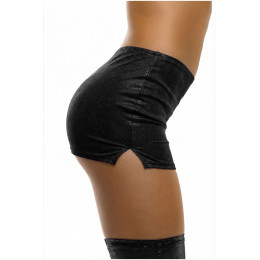 Мини-юбка LUCIANA из материала Wetlook , черное, L
