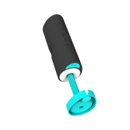 Мастурбатор нереалистичный Sense Max, силикон, черный, 18.5 см