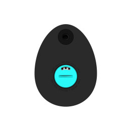 Мастурбатор нереалистичный Sense Max, силикон, черный, 18.5 см