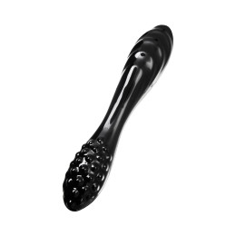 Двусторонний фаллоимитатор Satisfyer Dazzling Crystal 1, стекло, черный, 18,5 см