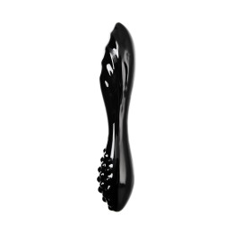 Двусторонний фаллоимитатор Satisfyer Dazzling Crystal 1, стекло, черный, 18,5 см
