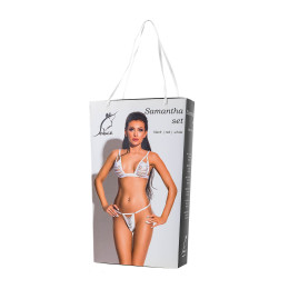 Бюстгальтер и стринги Me Seduce Queen of hearts Samantha, красные, S/M