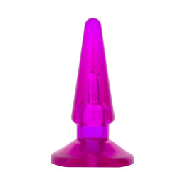 Анальная втулка TOYFA Basic, PVC, фиолетовый, 9,5 см