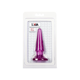 Анальная втулка TOYFA Basic, PVC, фиолетовый, 9,5 см