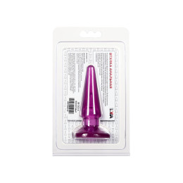 Анальная втулка TOYFA Basic, PVC, фиолетовый, 9,5 см