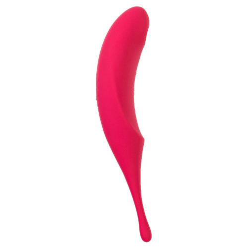 Точечный вибратор с вакуумной стимуляцией Satisfyer Twirling Pro, силикон, красный 20 см