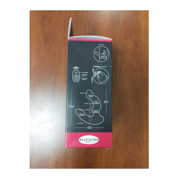 **АУТЛЕТ** Стимулятор простаты MALESATION Anal-Pleasure, силикон, черный, 3,2 см