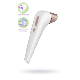 Вакуум-волновой бесконтактный стимулятор клитора Satisfyer Number Two, ABS пластик, белый, 17 см