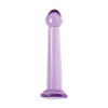 Нереалистичный фаллоимитатор TOYFA Basic Jelly Dildo S, TPE, фиолетовый, 15,5 см