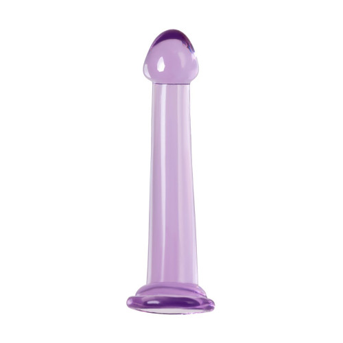 Нереалистичный фаллоимитатор TOYFA Basic Jelly Dildo S, TPE, фиолетовый, 15,5 см