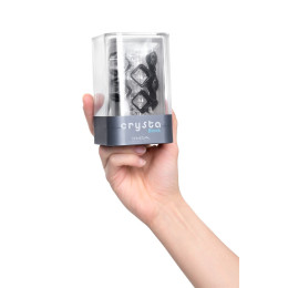 **АУТЛЕТ** Нереалистичный мастурбатор TENGA Crysta Block, TPE, прозрачный, 15,5 см