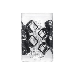 **АУТЛЕТ** Нереалистичный мастурбатор TENGA Crysta Block, TPE, прозрачный, 15,5 см