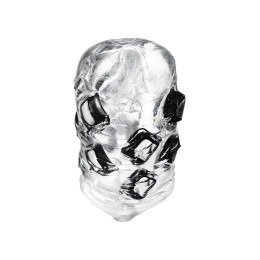 **АУТЛЕТ** Нереалистичный мастурбатор TENGA Crysta Block, TPE, прозрачный, 15,5 см