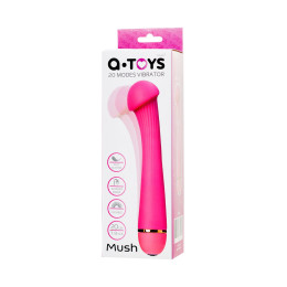 Стимулятор точки G A-Toys by TOYFA Mush, силикон, розовый, 20 см