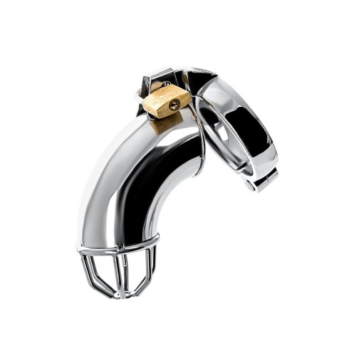 Пояс верности мужской Metal by TOYFA с открытой головкой, металл, серебряный, 13 см