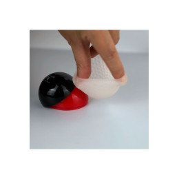 Нереалистичный мастурбатор - шар MALESATION Lucky Ball type 2, TPE, белый