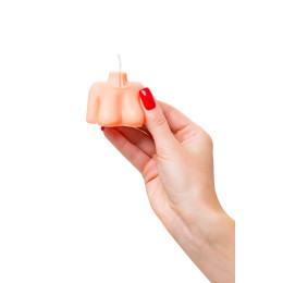 Свеча Pecado BDSM «Женский силуэт», оранжевая, гр. 49