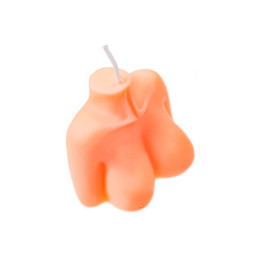 Свеча Pecado BDSM «Женский силуэт», оранжевая, гр. 49