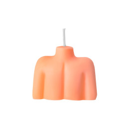 Свеча Pecado BDSM «Женский силуэт», оранжевая, гр. 49