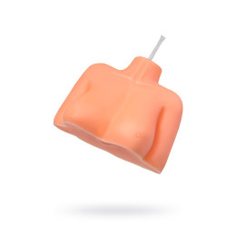 Свеча Pecado BDSM «Женский силуэт», оранжевая, гр. 49