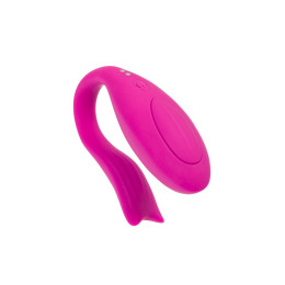 Вибратор для пар A-Toys by TOYFA Dolphy, силикон, розовый, 9,6 см