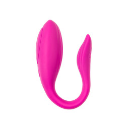 Вибратор для пар A-Toys by TOYFA Dolphy, силикон, розовый, 9,6 см