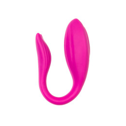 Вибратор для пар A-Toys by TOYFA Dolphy, силикон, розовый, 9,6 см