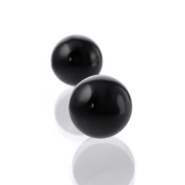 Вагинальные шарики Sexus Glass, стекло, черные, Ø 3,2 см