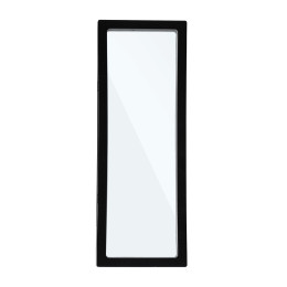 Рамка для выкладки прозрачная с черным кантом под подставку 23*9