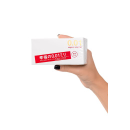 Презервативы Sagami, original 0.01, полиуретан, 17 см, 5,5 см, 20 шт.