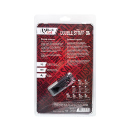Страпон на креплении Black&Red by TOYFA, силикон, черный, 24 см