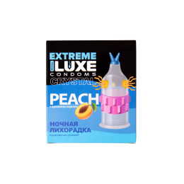 Презервативы Luxe, extreme, «Ночная лихорадка», персик, 18 см, 5,2 см, 1 шт.