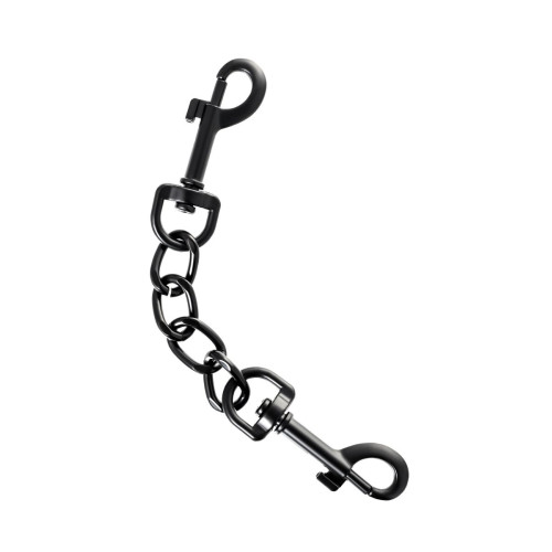 Наручники TOYFA Theatre, PU кожа, черный, 26,5 см