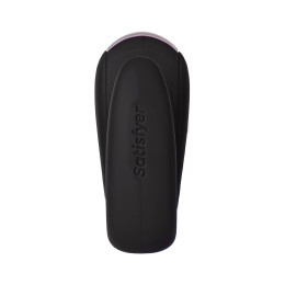 Стимулятор для пар Satisfyer Double Fun Connect App, с пультом ДУ, силикон, черный, 9 см