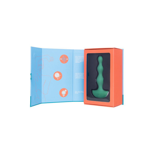 Анальная виброелочка Satisfyer Lolli Plug 2, силикон, зеленый, 11 см