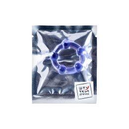 Эрекционное кольцо на пенис Штучки-дрючки, TPR, фиолетовое, Ø 2,5 см