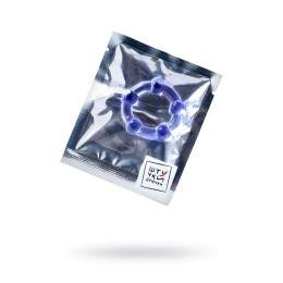 Эрекционное кольцо на пенис Штучки-дрючки, TPR, фиолетовое, Ø 2,5 см