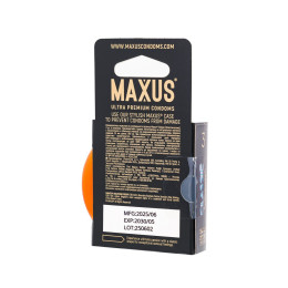 Презервативы Maxus Classic, классические, латекс, железный кейс, 3 шт.